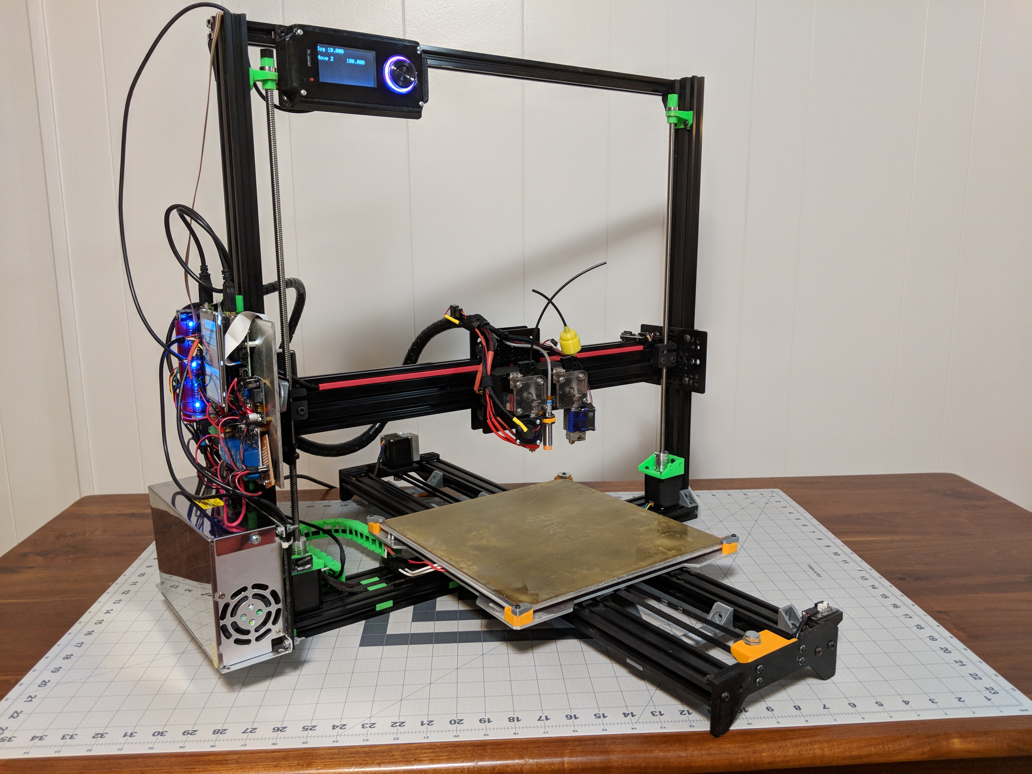 Completed Dual-Extruder Printer