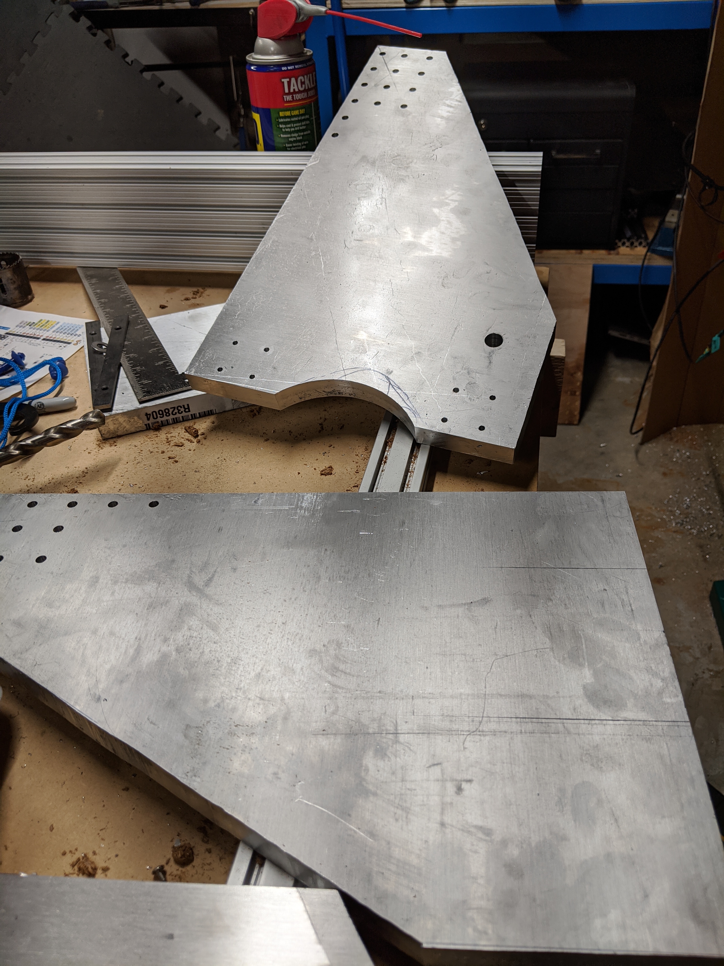 Gantry Plate Machining Progress